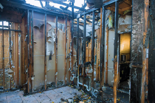 Professional Emergency Fire Cleanup technician working in Hannahs Mill, GA